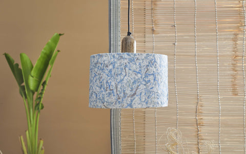 Flake Hanging Lamp Blue - Orange Tree Home Pvt. Ltd.