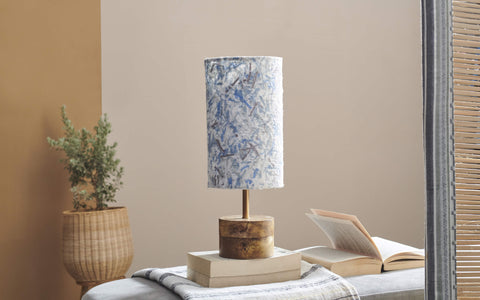 Flake Table Lamp Blue - Orange Tree Home Pvt. Ltd.