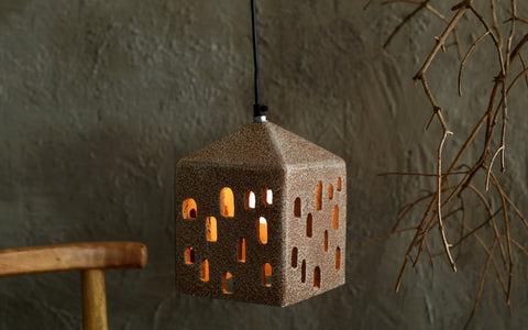 Flinstone Hanging Lamp - Orange Tree Home Pvt. Ltd.