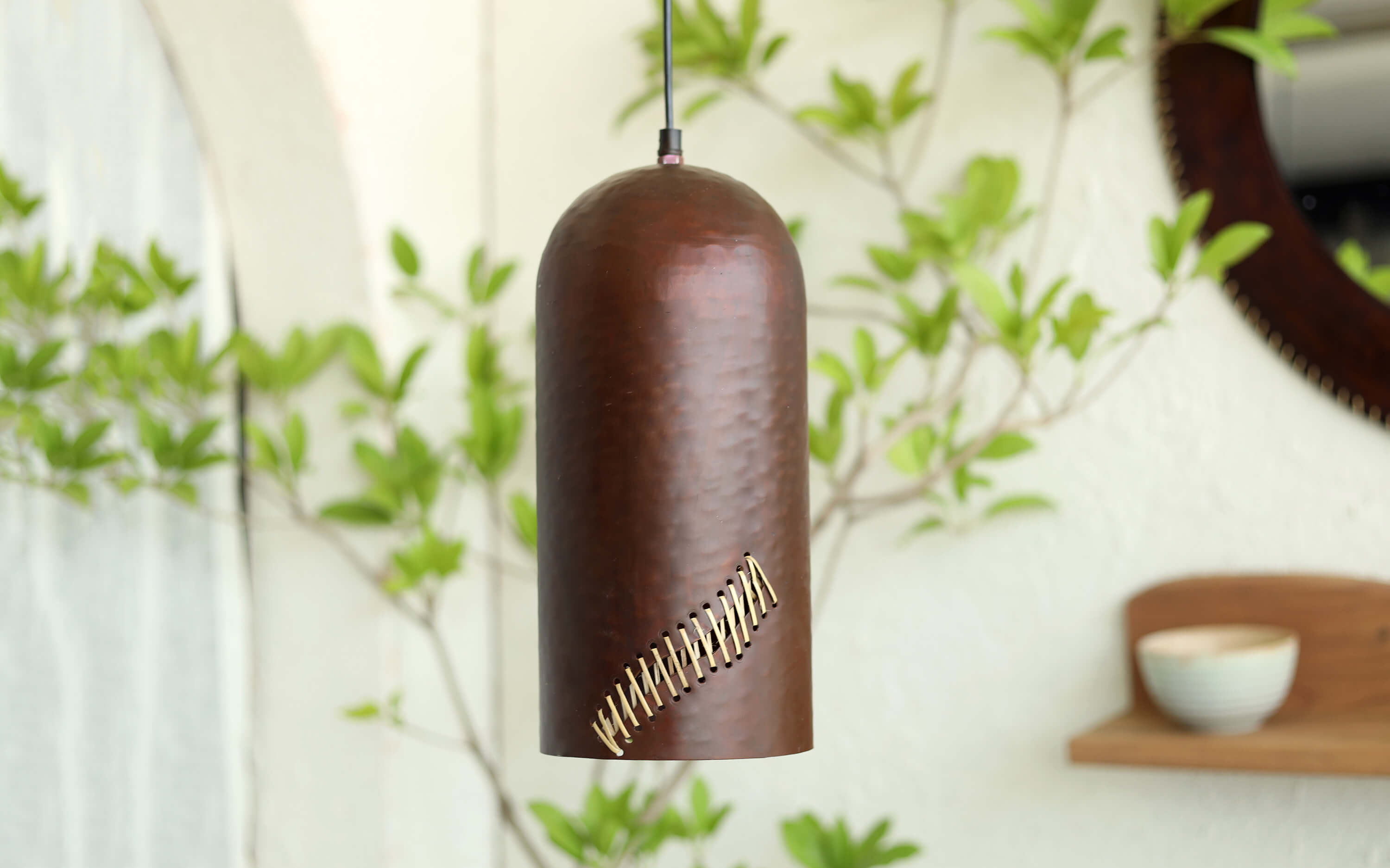 Fukan Tall Hanging Lamp - Orange Tree Home Pvt. Ltd.