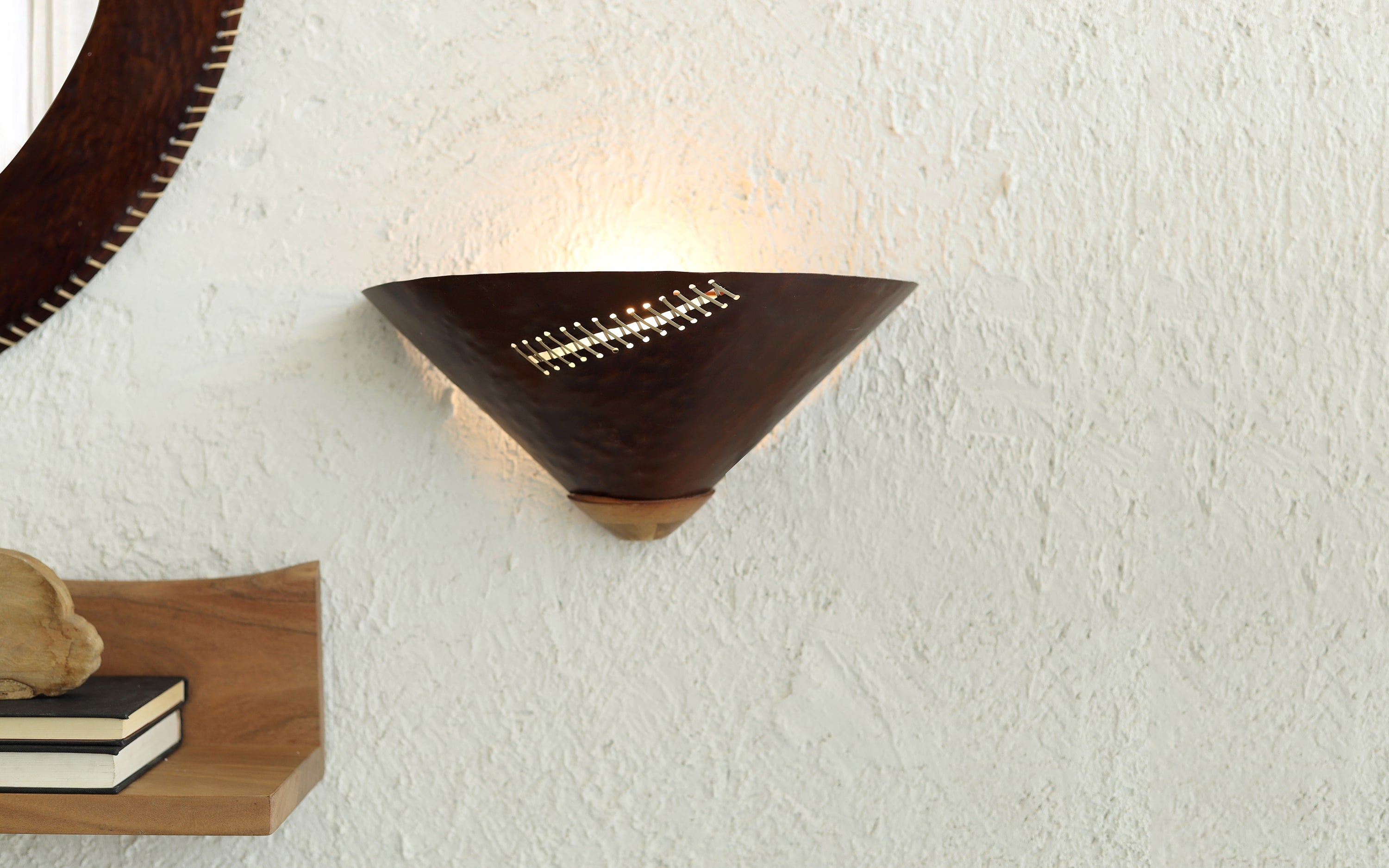 Fukan Conical Wall Lamp - Orange Tree Home Pvt. Ltd.
