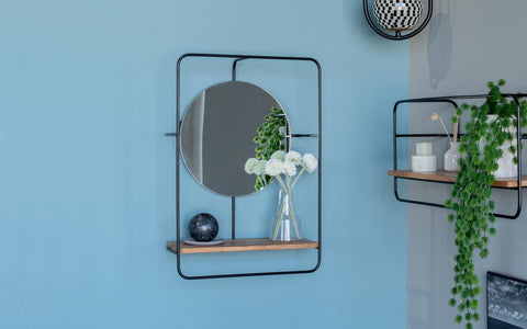 Jasper Mirror Wall Shelf - Orange Tree Home Pvt. Ltd.