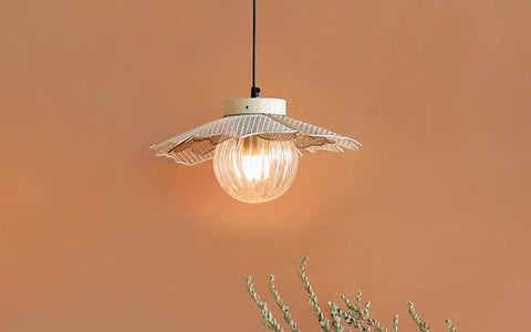 Keshi Hanging Lamp Small - Orange Tree Home Pvt. Ltd.