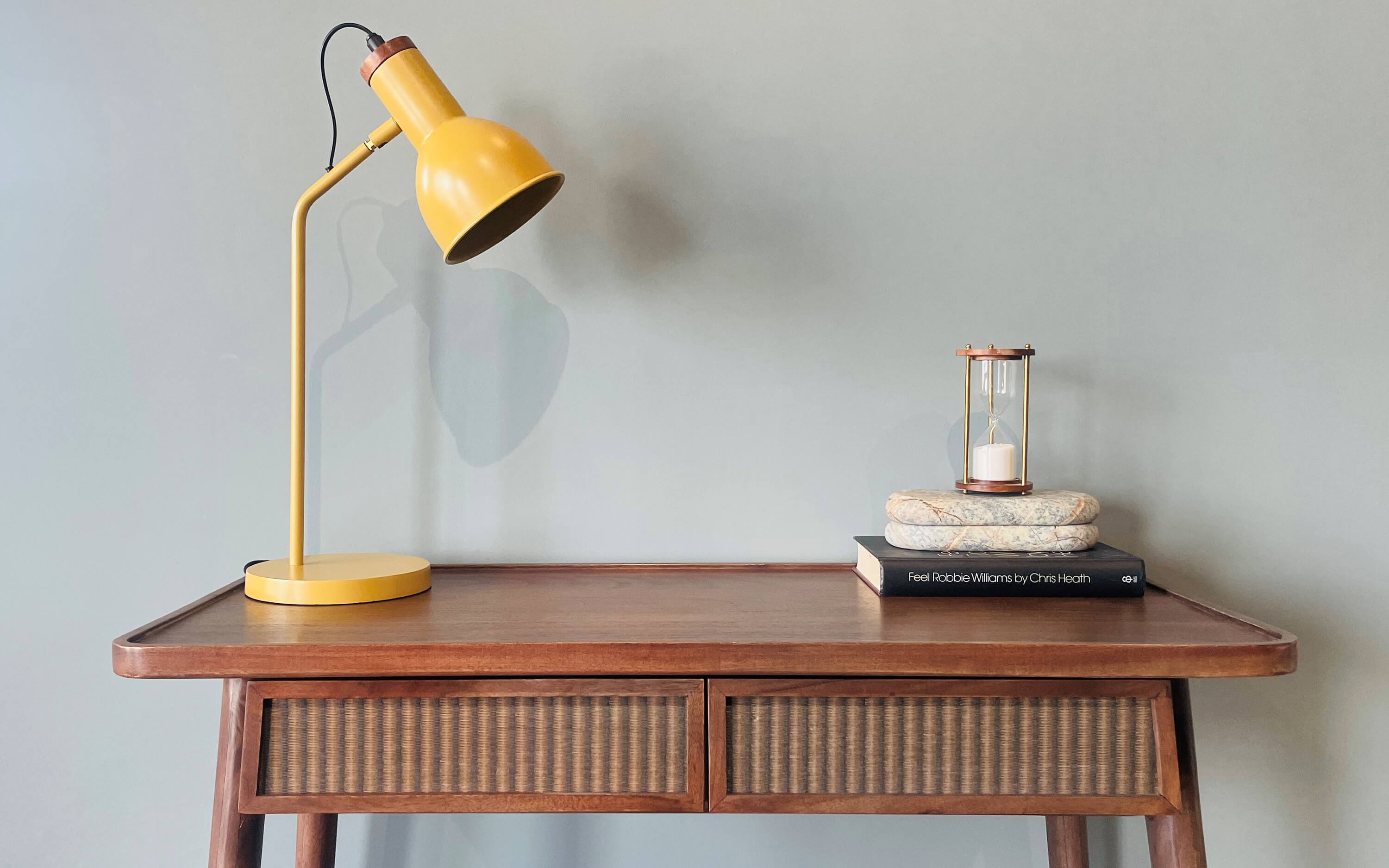 Lisa Study Table Lamp Mustard - Orange Tree Home Pvt. Ltd.