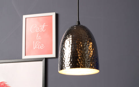 Pandora Hanging Lamp nickle small - Orange Tree Home Pvt. Ltd.
