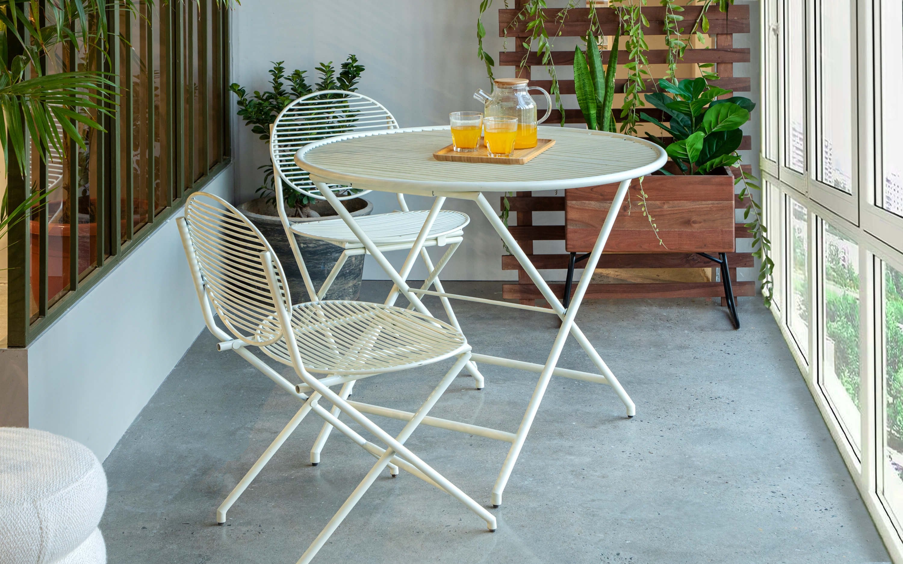 Balcony table and chairs shop