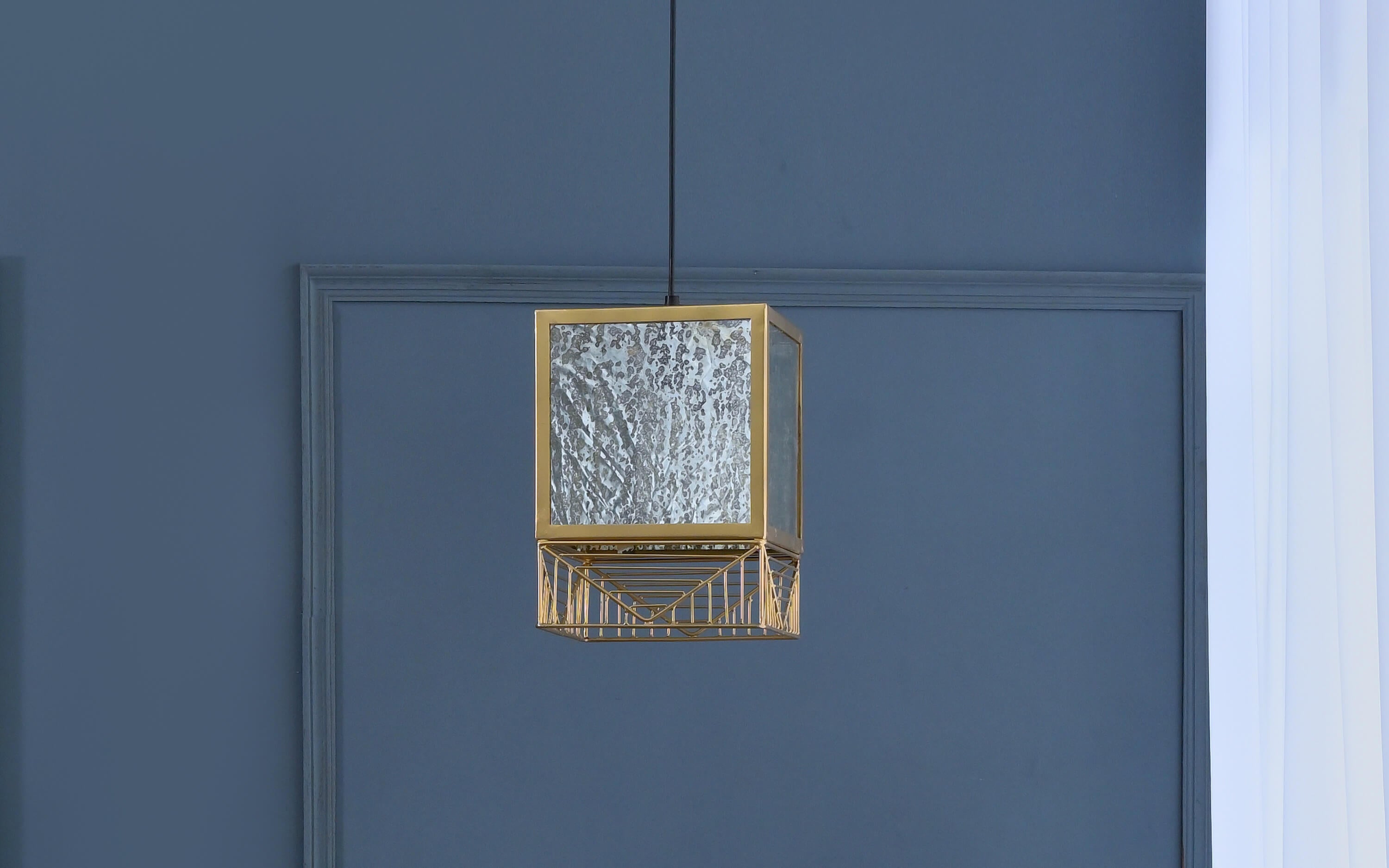Sheesh Hanging Lamp - Orange Tree Home Pvt. Ltd.