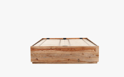  sheesham hydraulic storage wooden bed frame- Orange Tree Home Pvt. Ltd