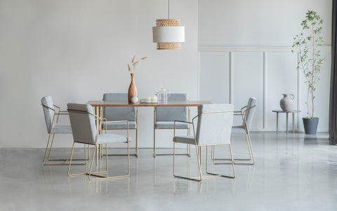 Toshi Dining Table With 6 Chairs - Orange Tree Home Pvt. Ltd.