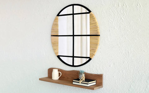 Window Round Wall Mirror - Orange Tree Home Pvt. Ltd.