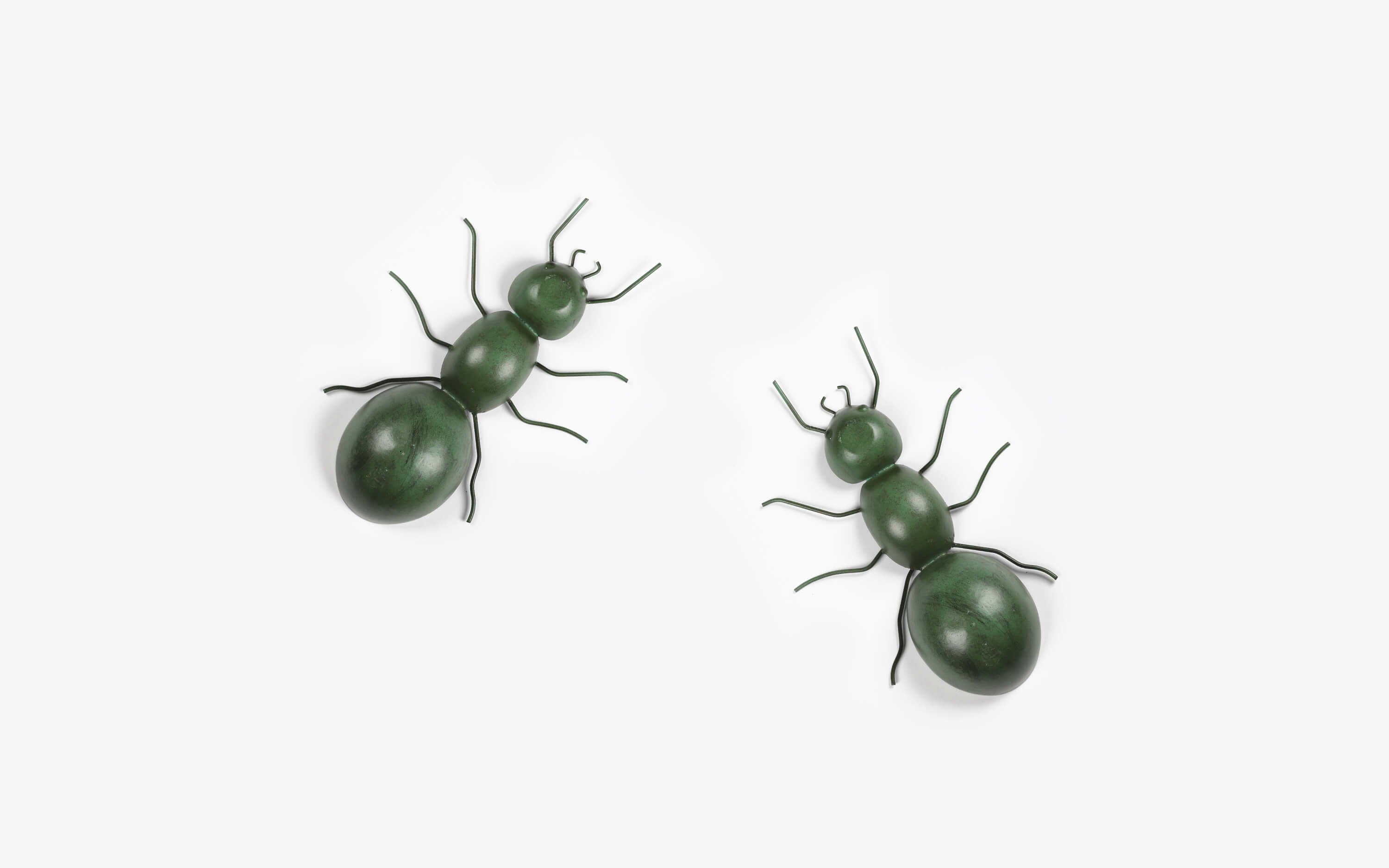 Ant Wall Decor Green Big Set Of 2 - Orange Tree Home Pvt. Ltd.