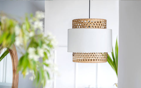 Canna Hanging Lamp Double - Orange Tree Home Pvt. Ltd.