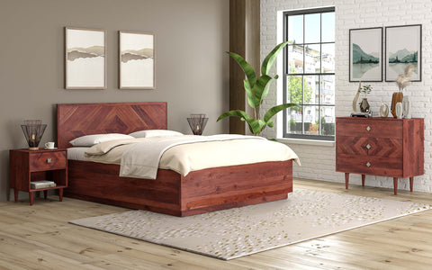 Dado Queen Hydraulic Bed - Orange Tree Home Pvt. Ltd.