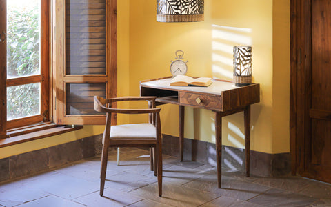 Dado Wooden Portable Study Table with Storage - Orange Tree Home Pvt. Ltd.