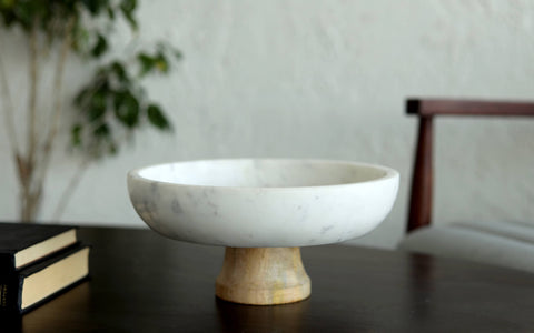 Damas Fruit Bowl Marble - Orange Tree Home Pvt. Ltd.