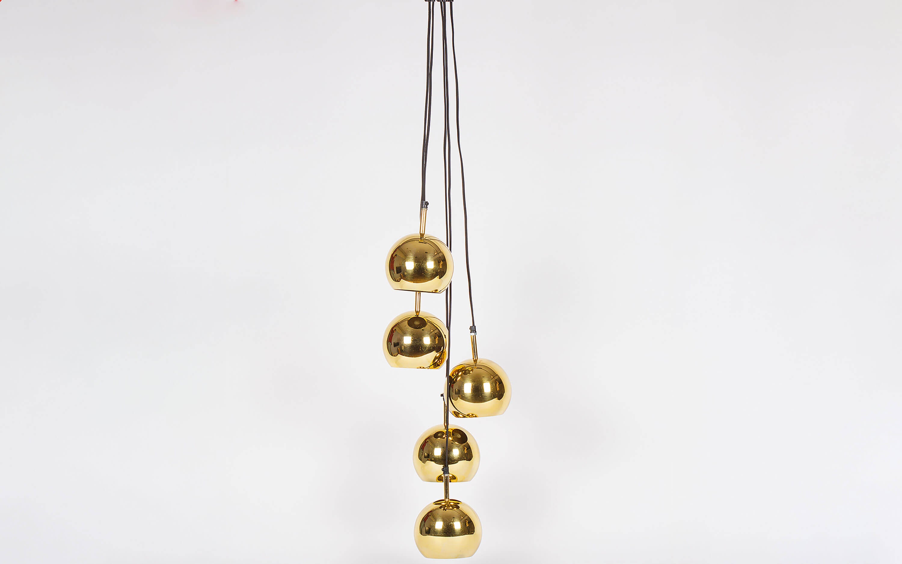 Dew Hanging Lamp Cluster of 5 Gold - Orange Tree Home Pvt. Ltd.