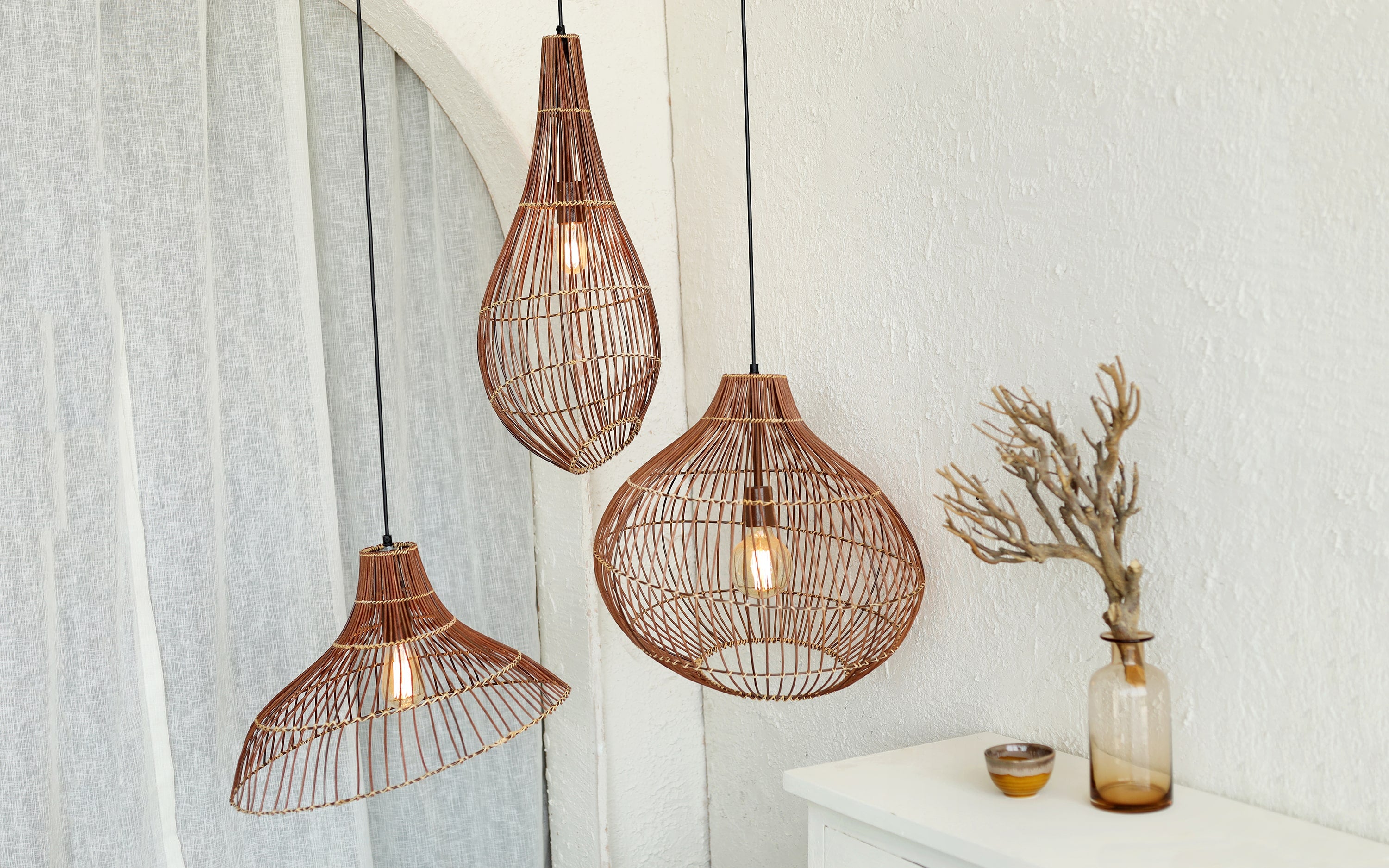 Floo Hanging Lamp - Orange Tree Home Pvt. Ltd.