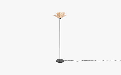 Klimt Cane Floor Lamp - Orange Tree Home Pvt. Ltd.