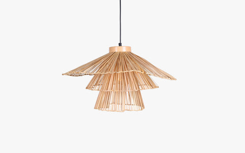 Klimt Cane Hanging Lamp Big - Orange Tree Home Pvt. Ltd.