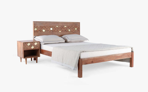 Milan King Non Storage Bed - Orange Tree Home Pvt. Ltd.