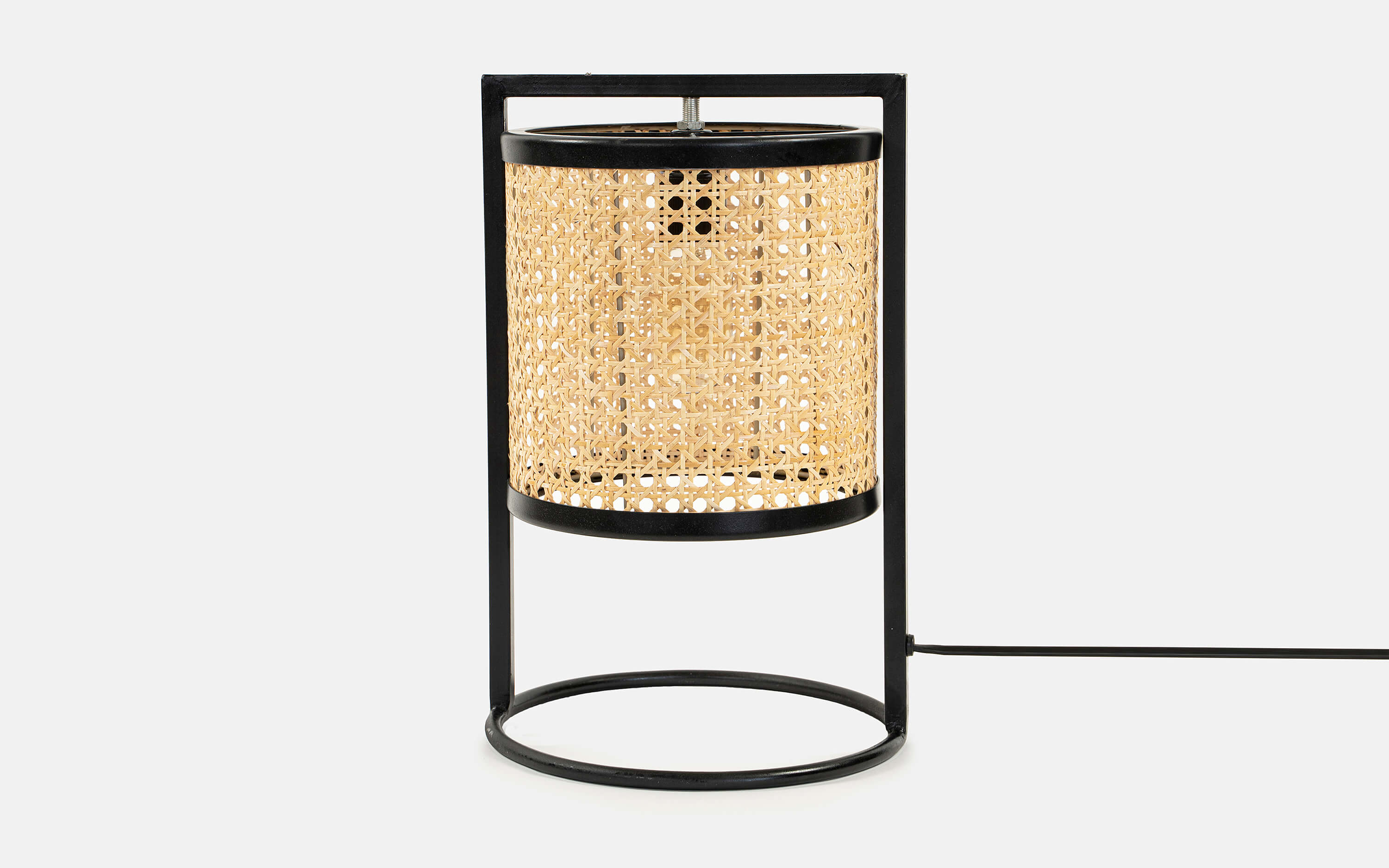 New Canna Black Table Lamp - Orange Tree Home Pvt. Ltd.