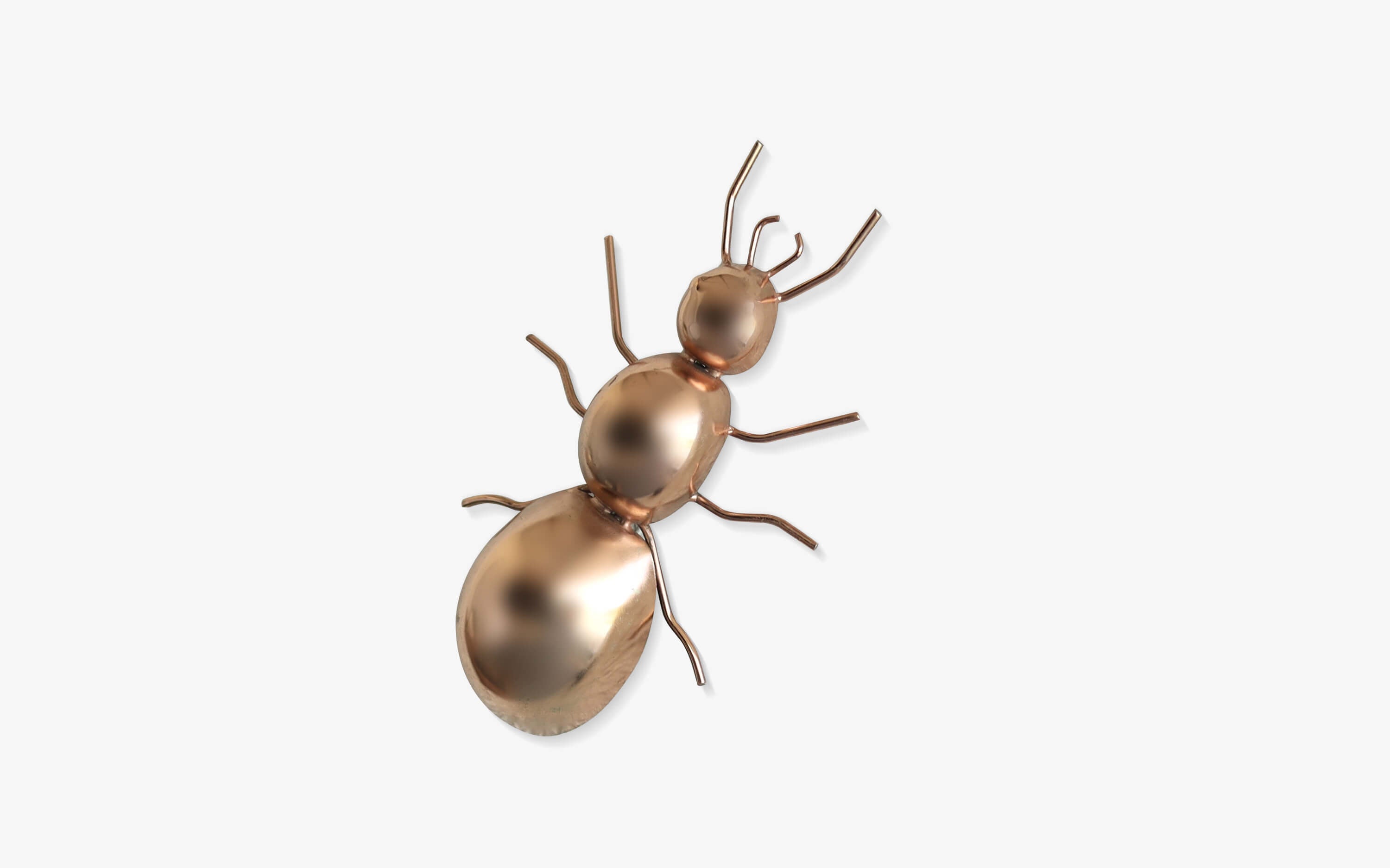 Ant Wall Decor Copper Small Set Of 2 - Orange Tree Home Pvt. Ltd.