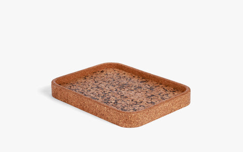 Boho Rectangular Cork Tray - Orange Tree Home Pvt. Ltd.