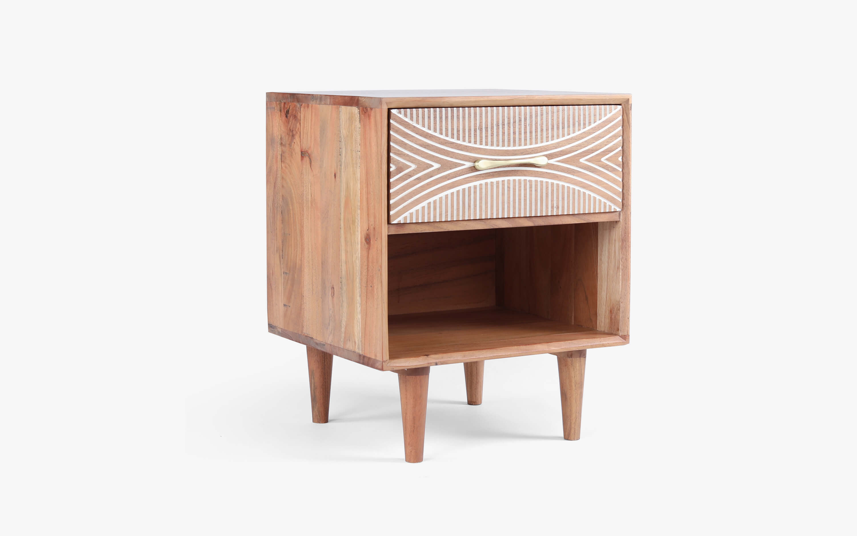 Bunka Bedside - Orange Tree Home Pvt. Ltd.