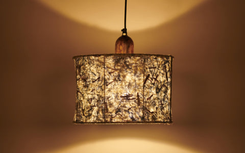 Flake Hanging Lamp Blue - Orange Tree Home Pvt. Ltd.