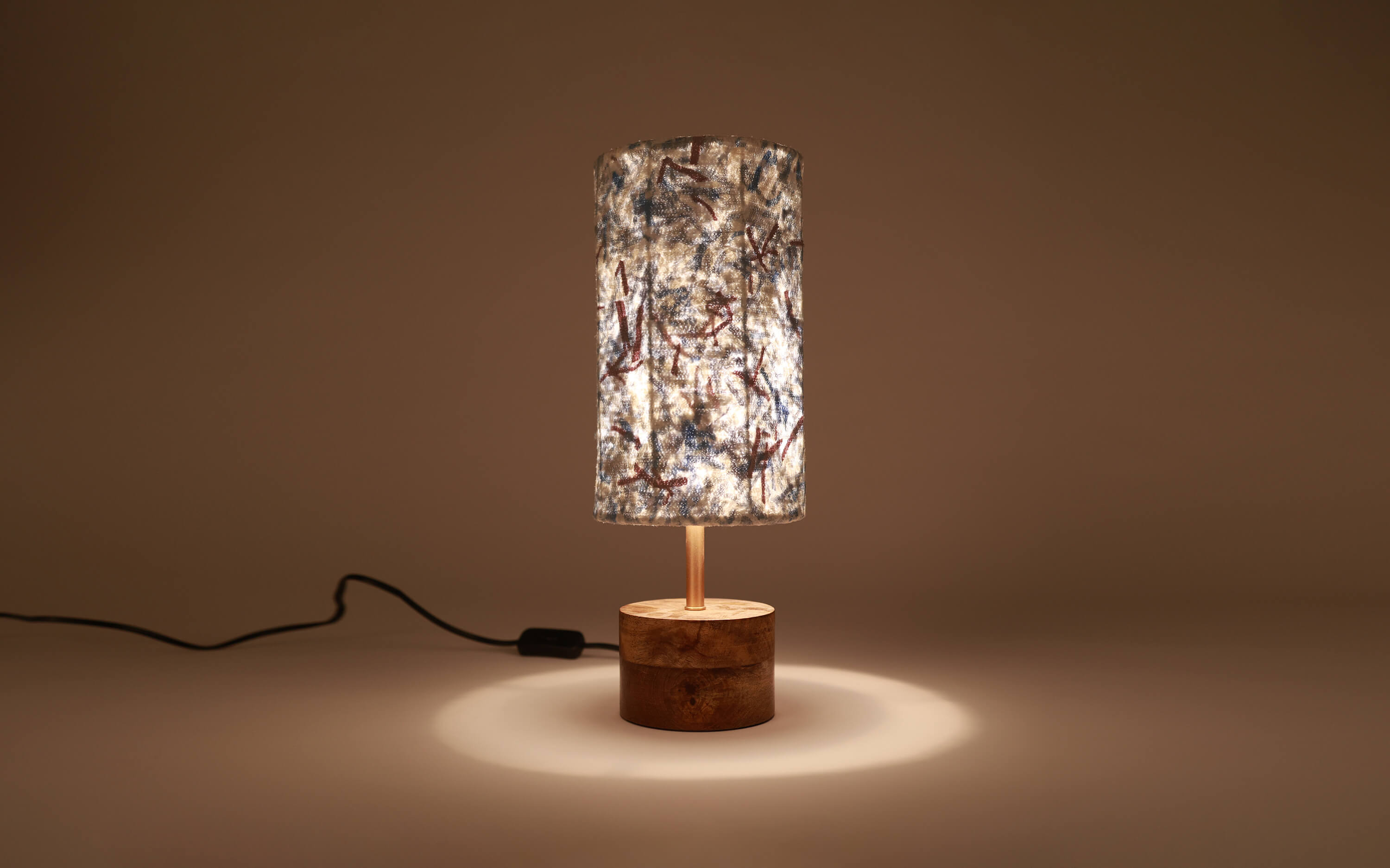 Flake Table Lamp Blue - Orange Tree Home Pvt. Ltd.