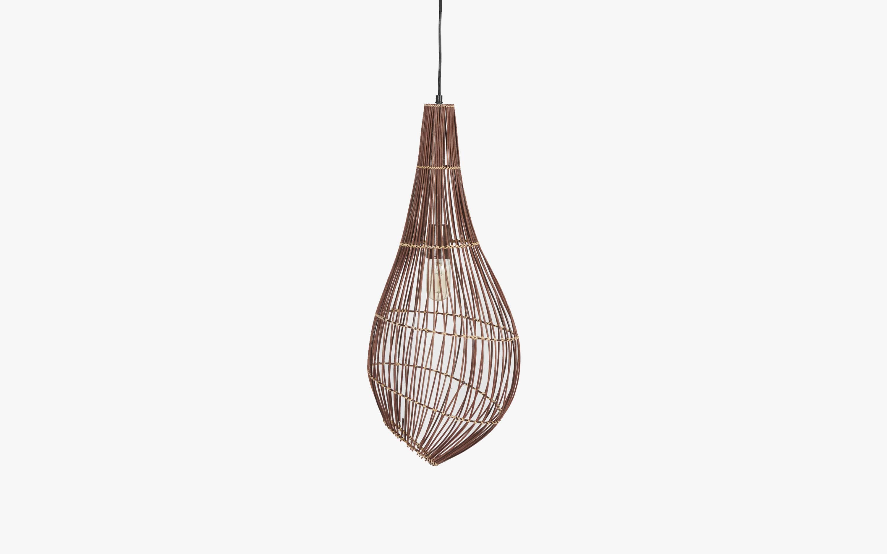Buy Floo Cane Drop Pendant Light | Metal Hanging Light - with white background - Orange Tree