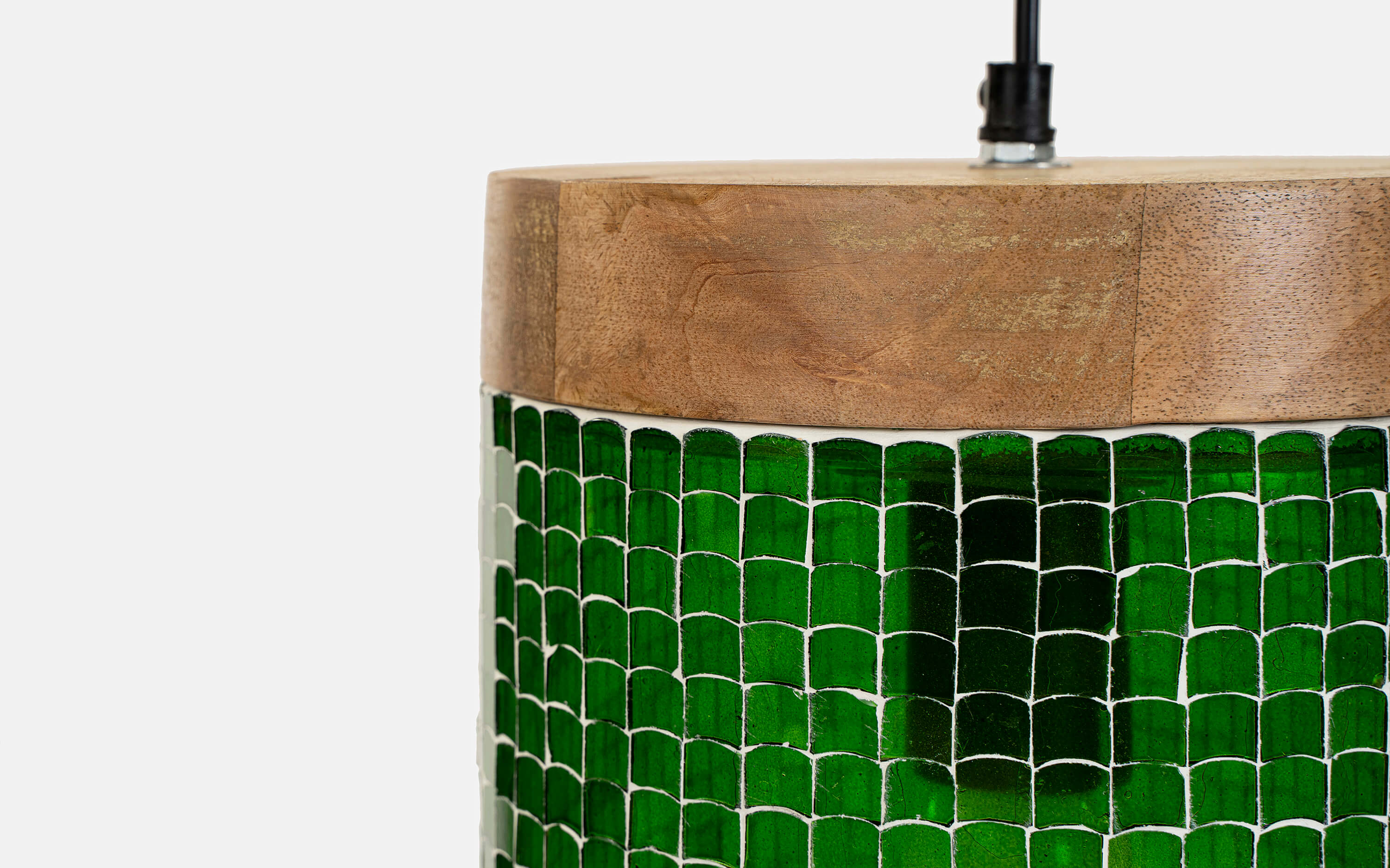 Freedom Squat Green Hanging Lamp - Orange Tree Home Pvt. Ltd.
