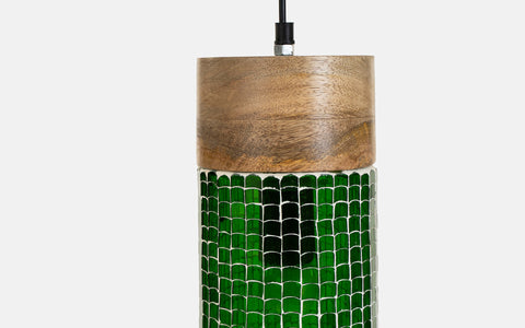 Freedom Tall Green Hanging Lamp - Orange Tree Home Pvt. Ltd.