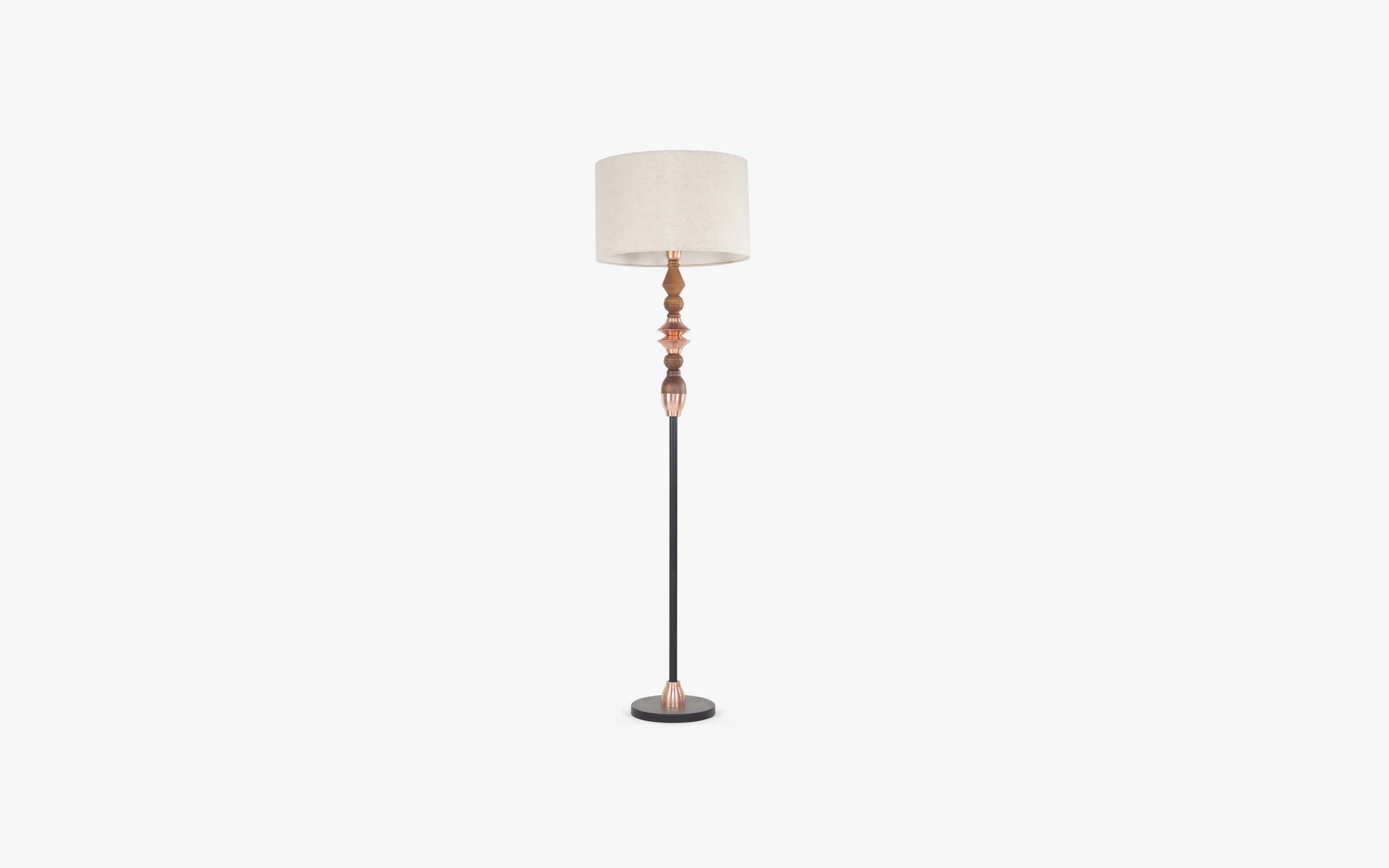 Jodha Copper Floor Lamp - Orange Tree Home Pvt. Ltd.