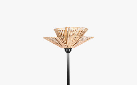 Klimt Cane Floor Lamp - Orange Tree Home Pvt. Ltd.