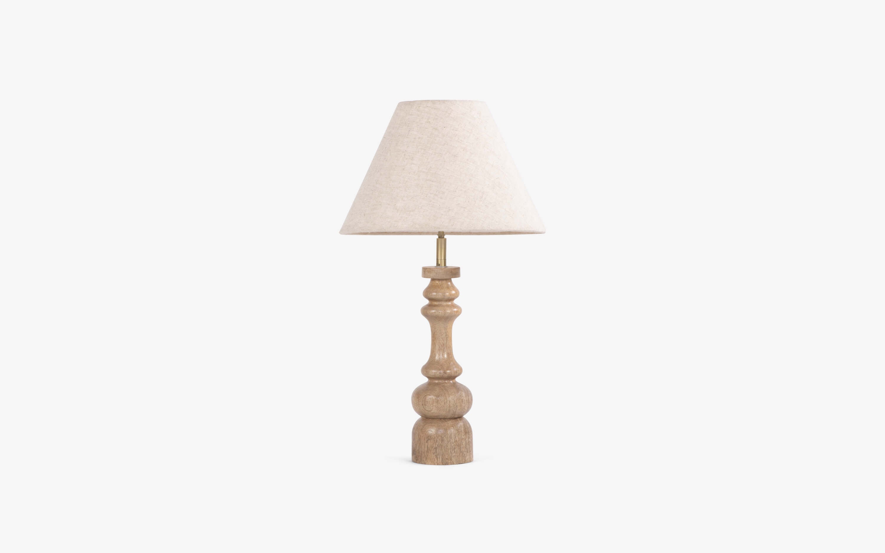 Mehrab Wooden Side Table for Bedroom with Shade - Orange Tree