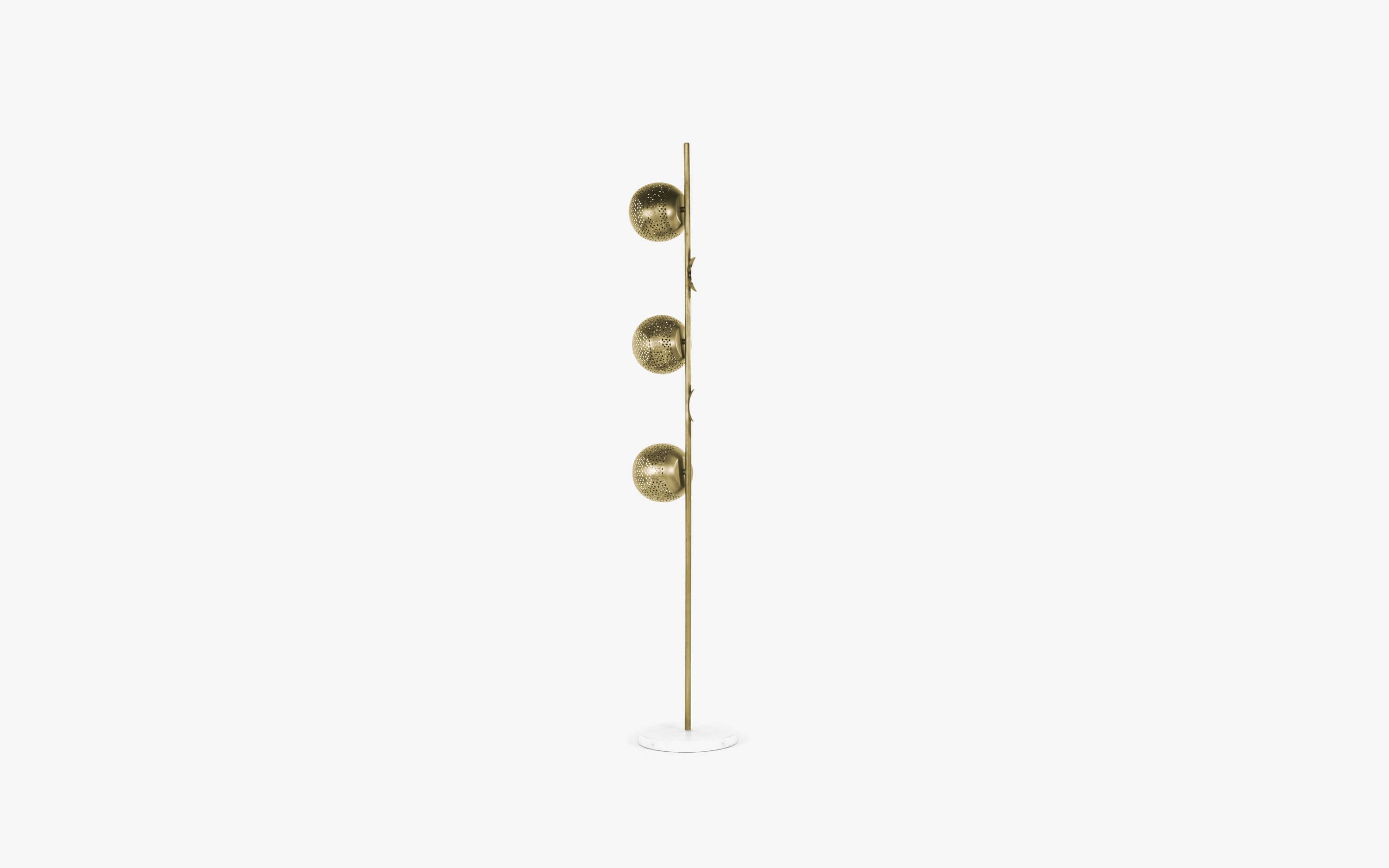 New Soma Gold Floor Lamp - Orange Tree Home Pvt. Ltd.