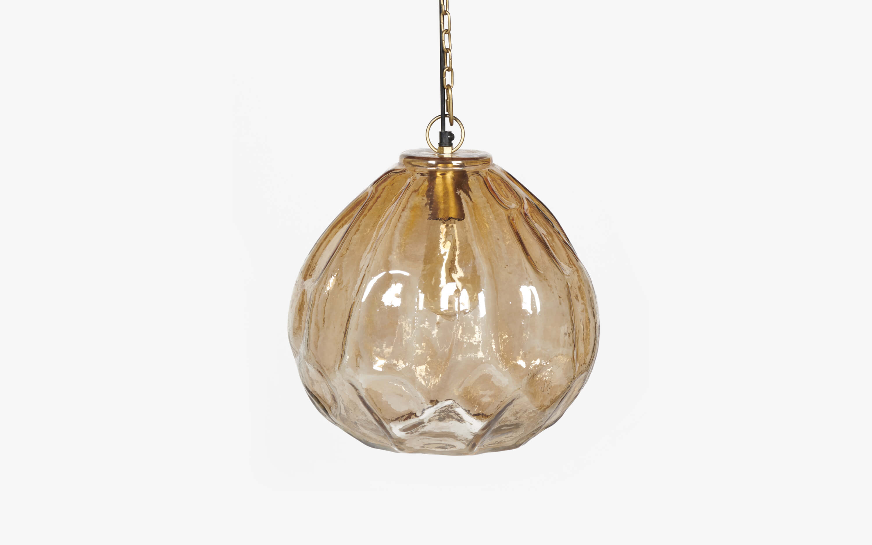 Sogu Golden Hanging Lamp - Orange Tree Home Pvt. Ltd.