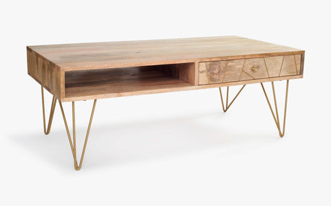 Coffee table with drawers - Orange Tree