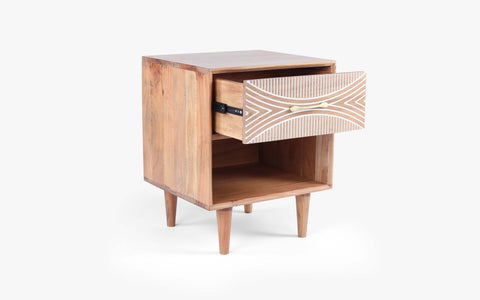 Bunka Bedside - Orange Tree Home Pvt. Ltd.