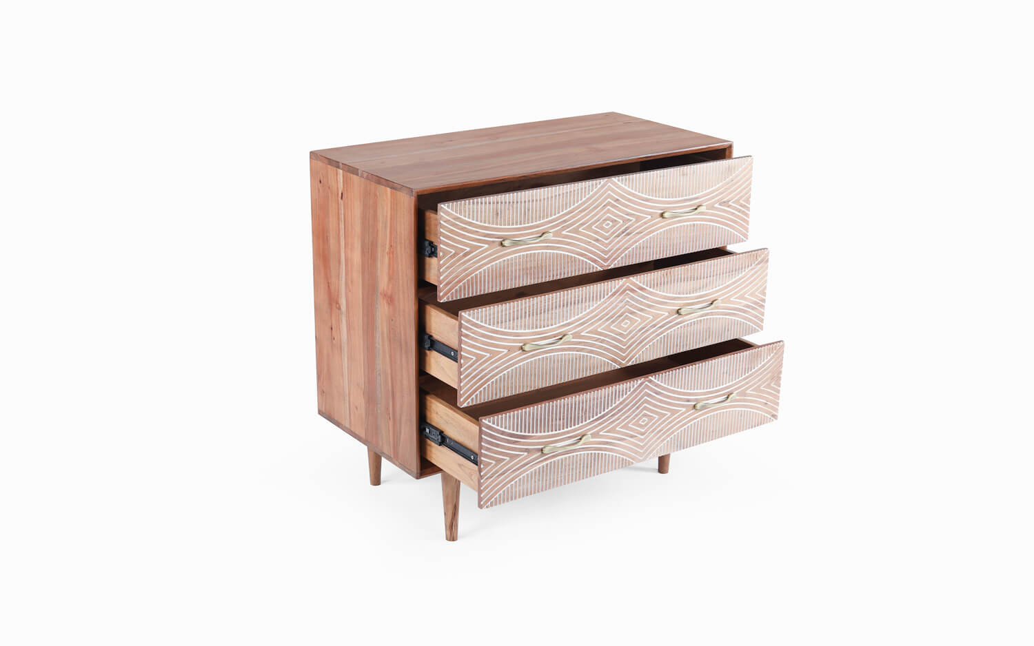 Bunka Chest Of Drawer made of Acacia Wood with Natural finish
