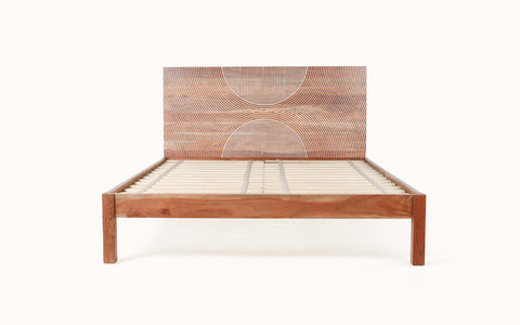 Bunka Queen Non Storage Bed - Orange Tree Home Pvt. Ltd.