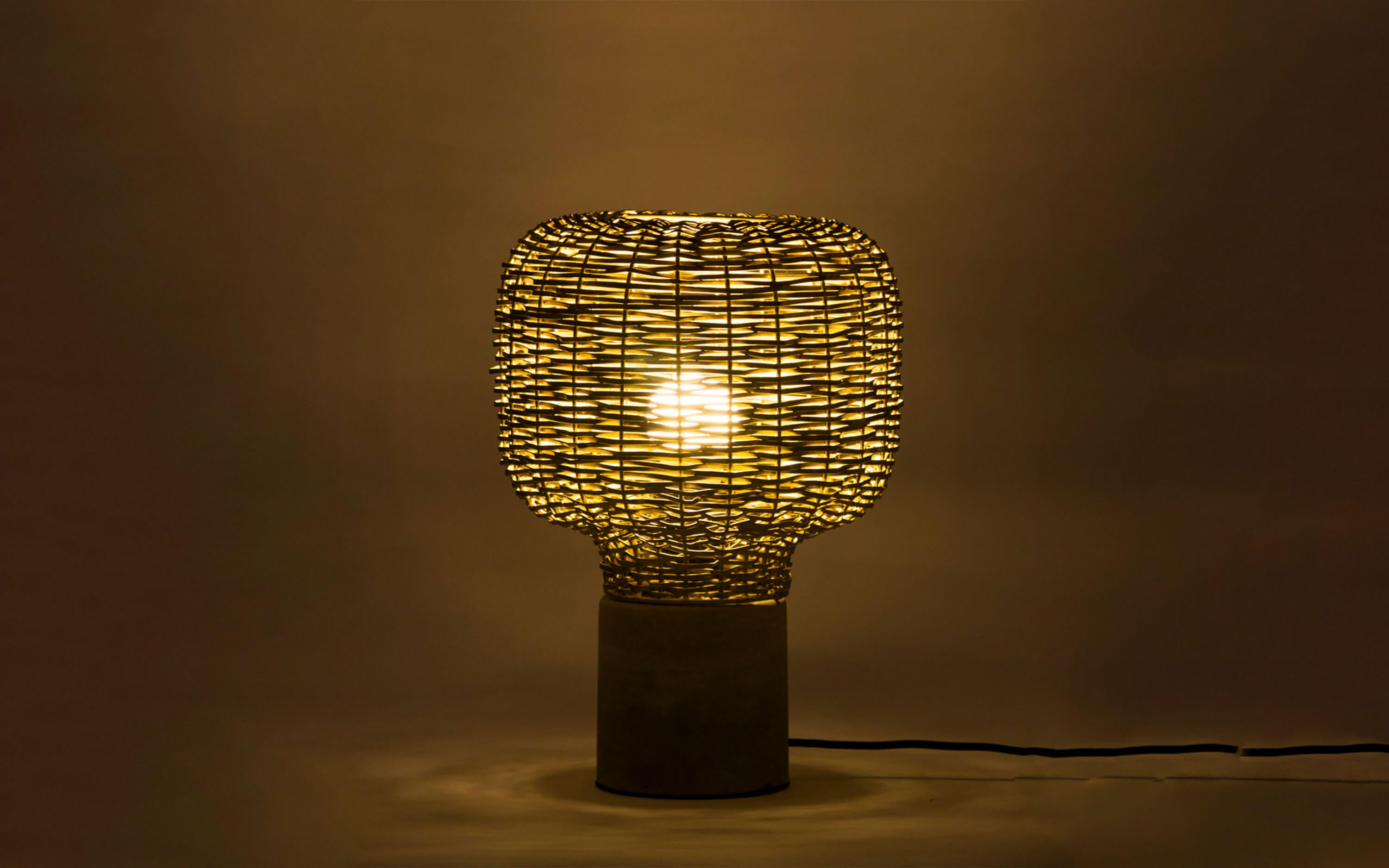 Cage Table Lamp - Orange Tree Home Pvt. Ltd.