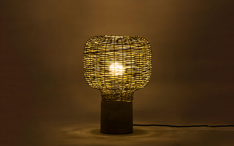 Cage Table Lamp - Orange Tree Home Pvt. Ltd.
