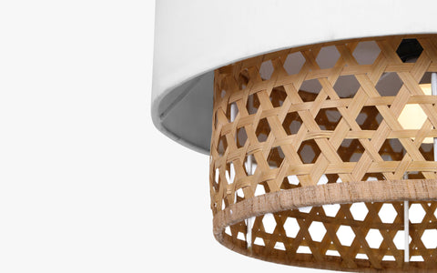Canna Hanging Lamp Double - Orange Tree Home Pvt. Ltd.