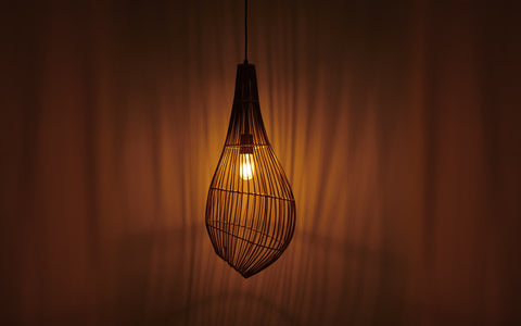 Floo Tall Hanging Lamp - Orange Tree Home Pvt. Ltd.