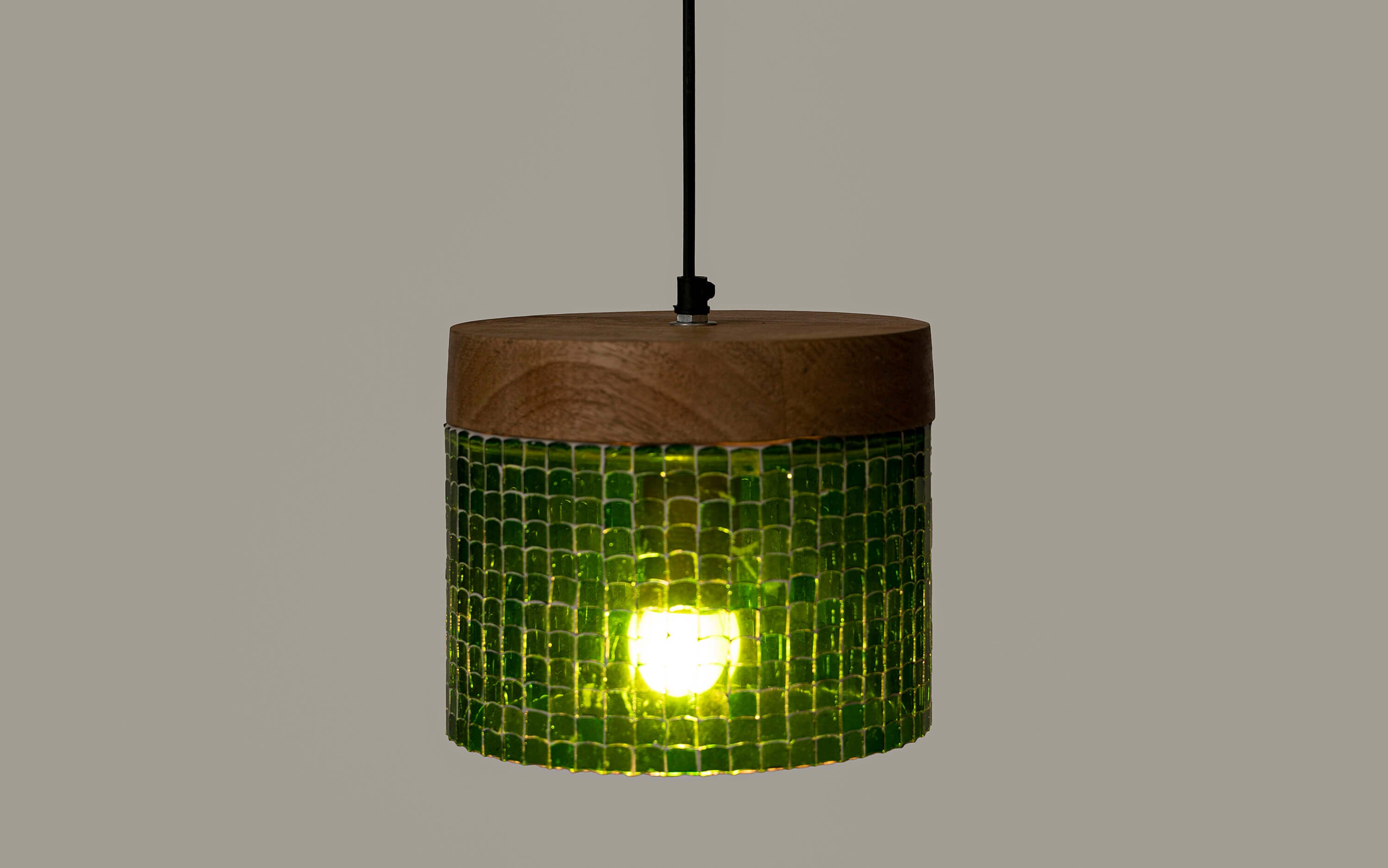 Freedom Squat Green Hanging Lamp - Orange Tree Home Pvt. Ltd.