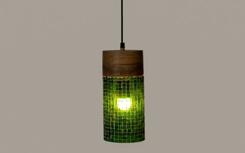 Freedom Tall Green Hanging Lamp - Orange Tree Home Pvt. Ltd.