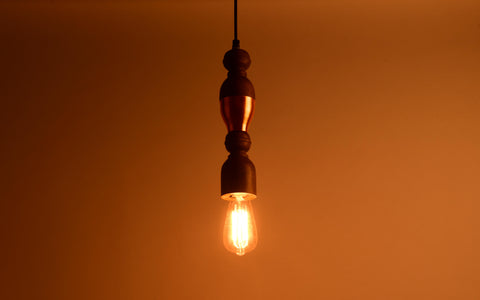 Jodha Copper Hanging Lamp Filament - Orange Tree Home Pvt. Ltd.