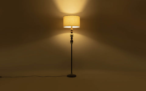Jodha Gold Floor Lamp - Orange Tree Home Pvt. Ltd.
